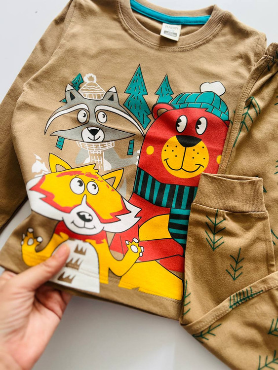 بلوز شلوار نخی پسرانه