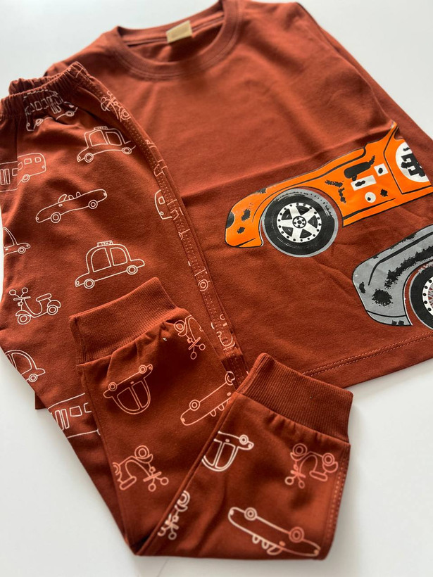 ست لباس پسرانه ماشین