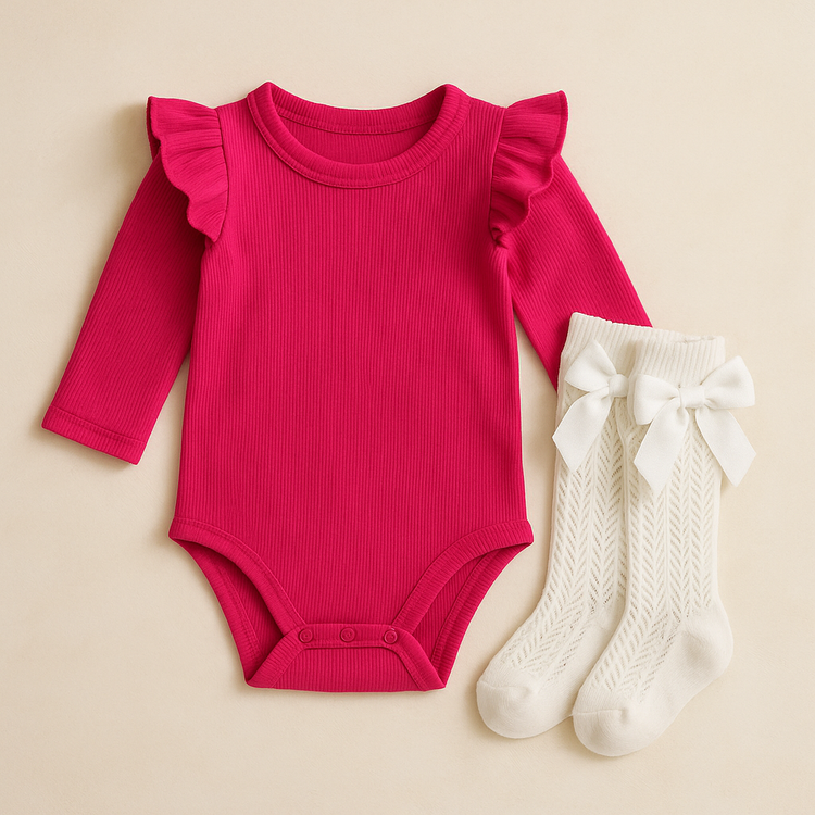 بادی کبریتی سرشانه چین دار