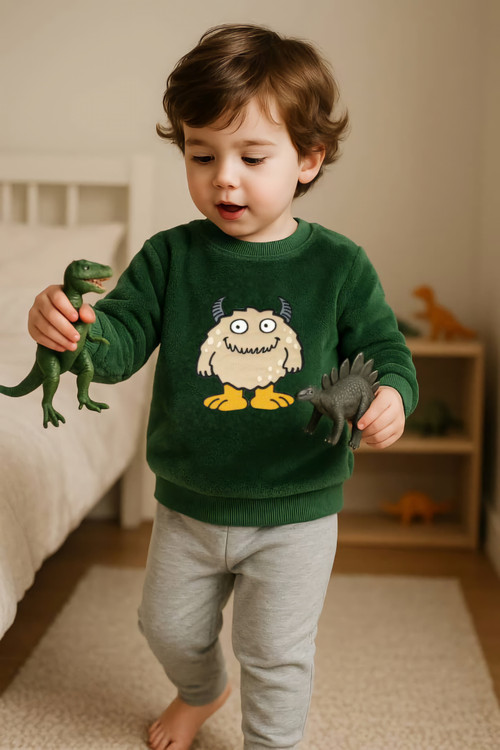 بلوز شلوار پولیشی نوزادی