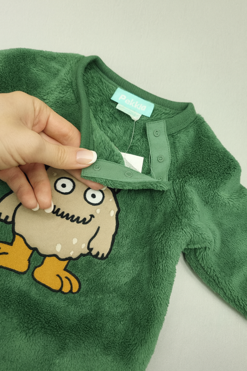 ست بلوز پولیشی و شلوار نوزادی