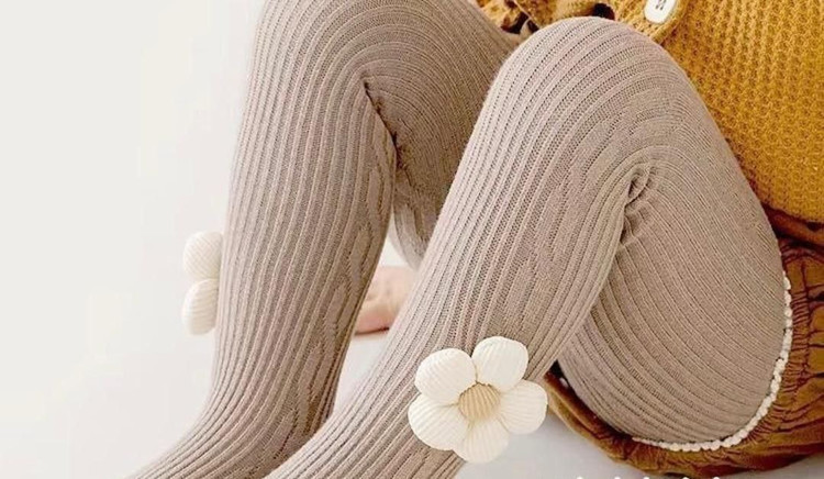 جورابشلواری گل بابونه بچگانه