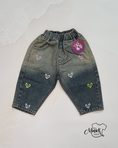 شلوار جین دخترانه قد 35 تا 50