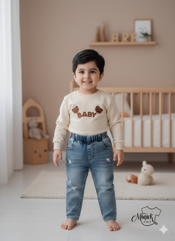 شلوار لی بچگانه دخترانه پسرانه