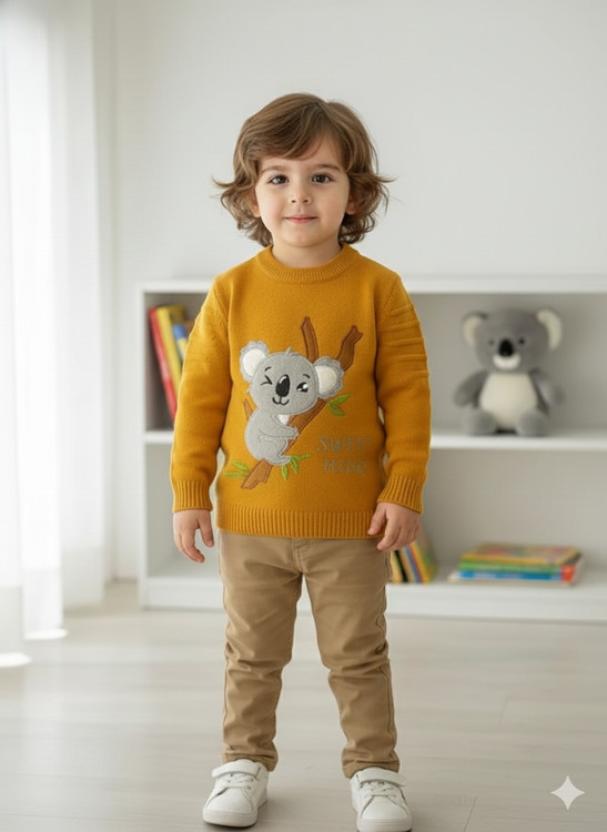 بلوز بافت پسرانه سایز 45