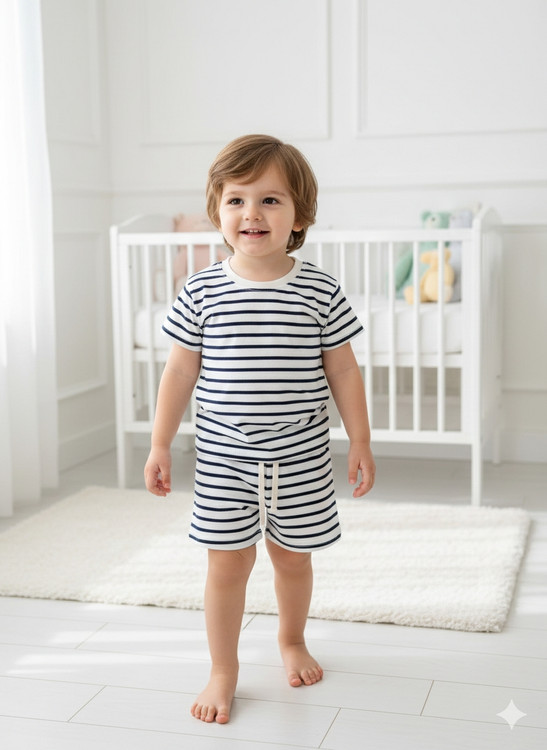 ست تیشرت شلوارک نوزادی