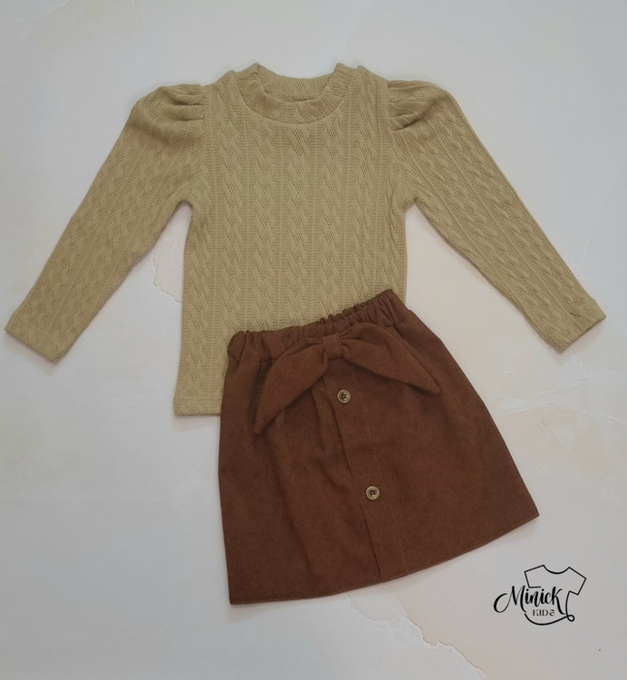 ست بلوز دامن دخترانه