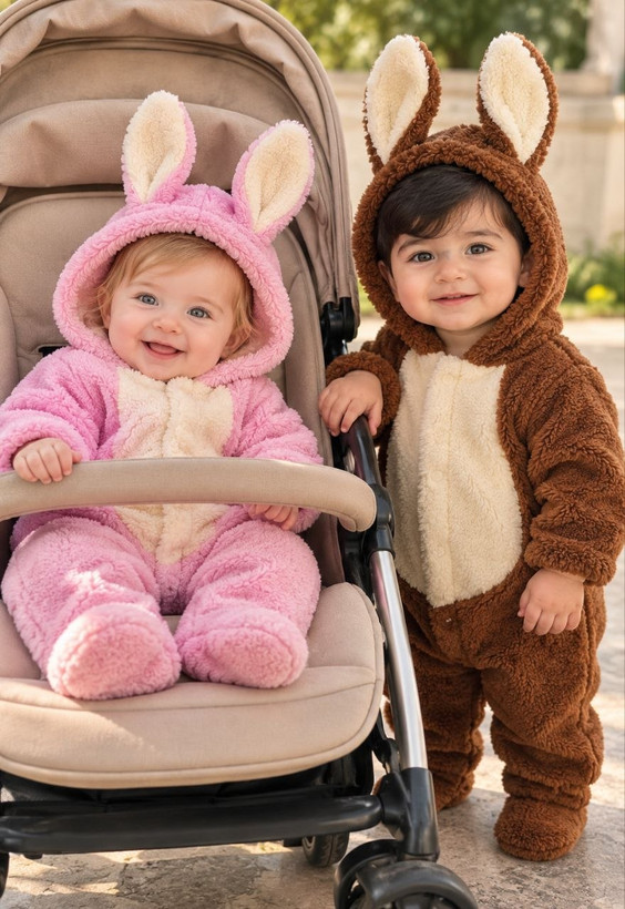 سرهمی خز جورابدار خرگوشی نیوبرن تا ۱ سال کد ۱۳۵۸
